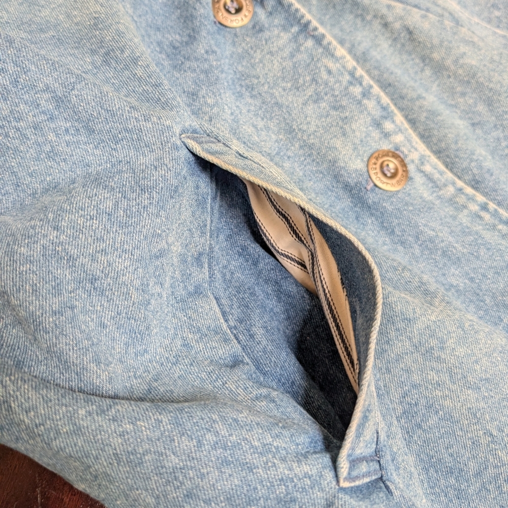 Vintage Forenza Denim Oversized Blazer Coat - Picture 6 of 7
